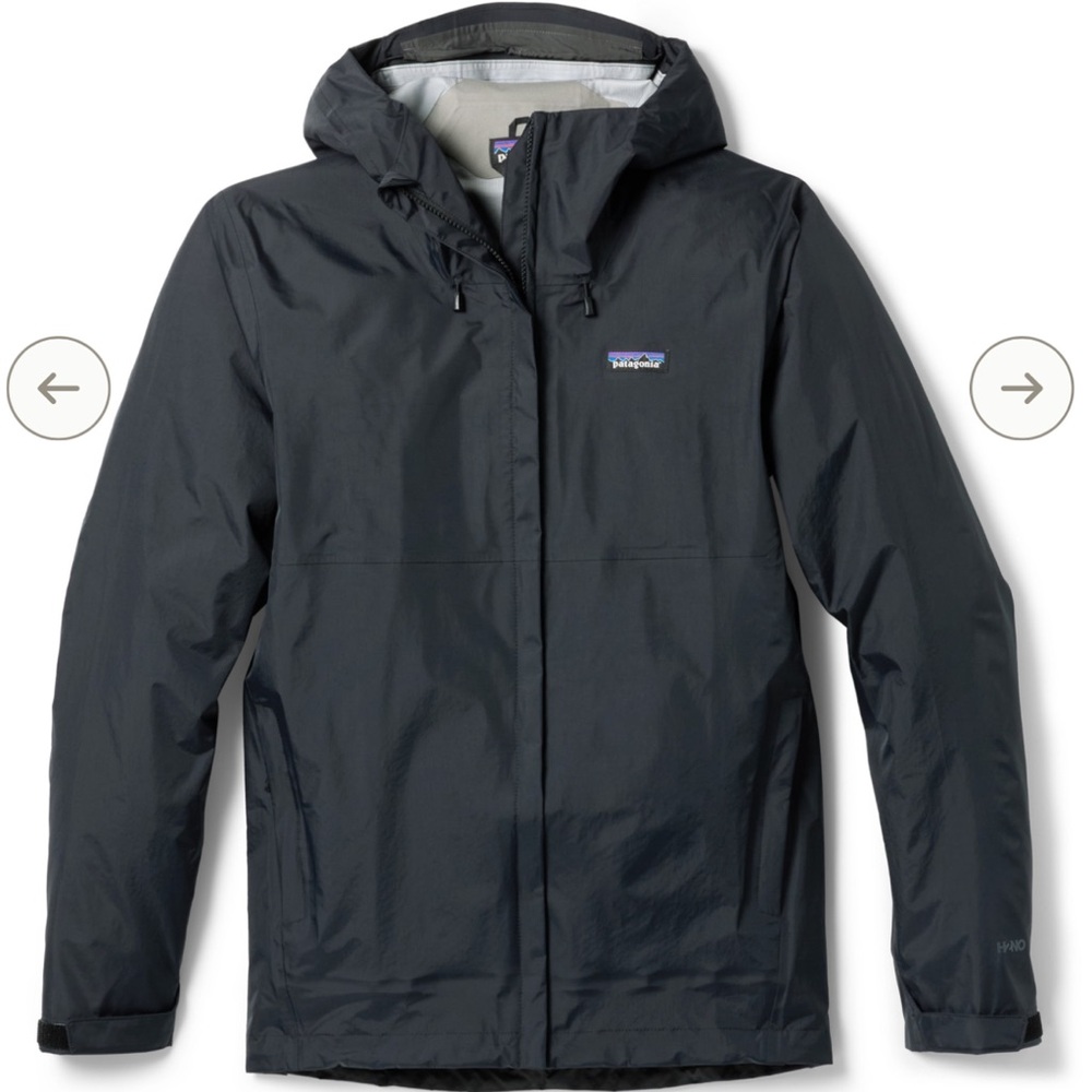 Like New -  Men’s Patagonia Black Rainjacket
